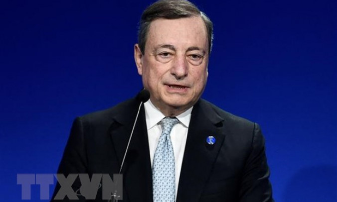 Thủ tướng Italy Mario Draghi tuyên bố từ chức trước Quốc hội
