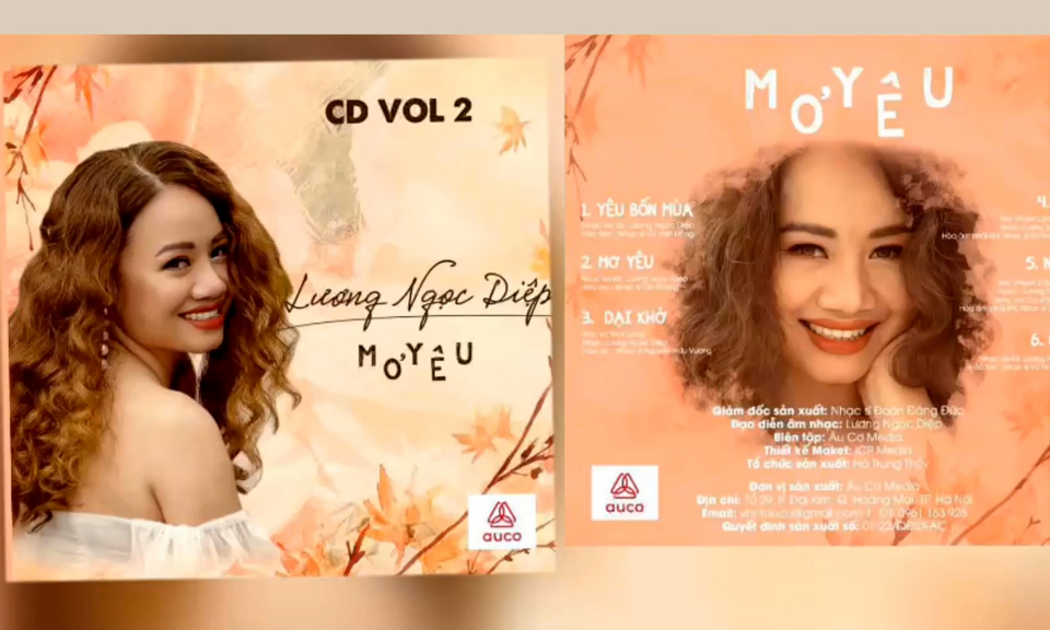 Ca sĩ Lương Ngọc Diệp ra mắt CD Vol 2 "Mơ Yêu"