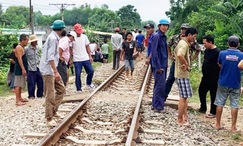 Bất cẩn khi băng qua đường sắt, một phụ nữ tử vong