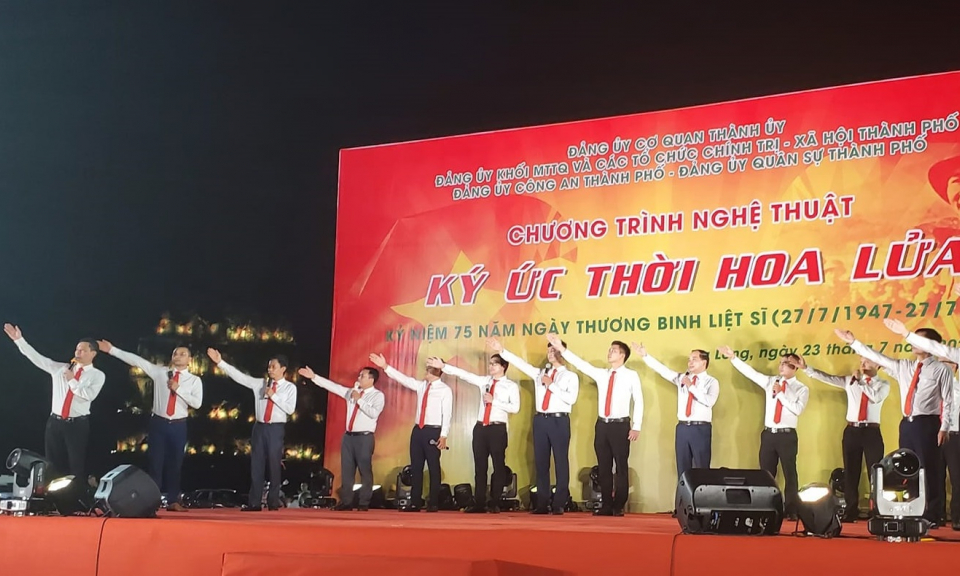 Chương trình nghệ thuật "Ký ức thời hoa lửa"