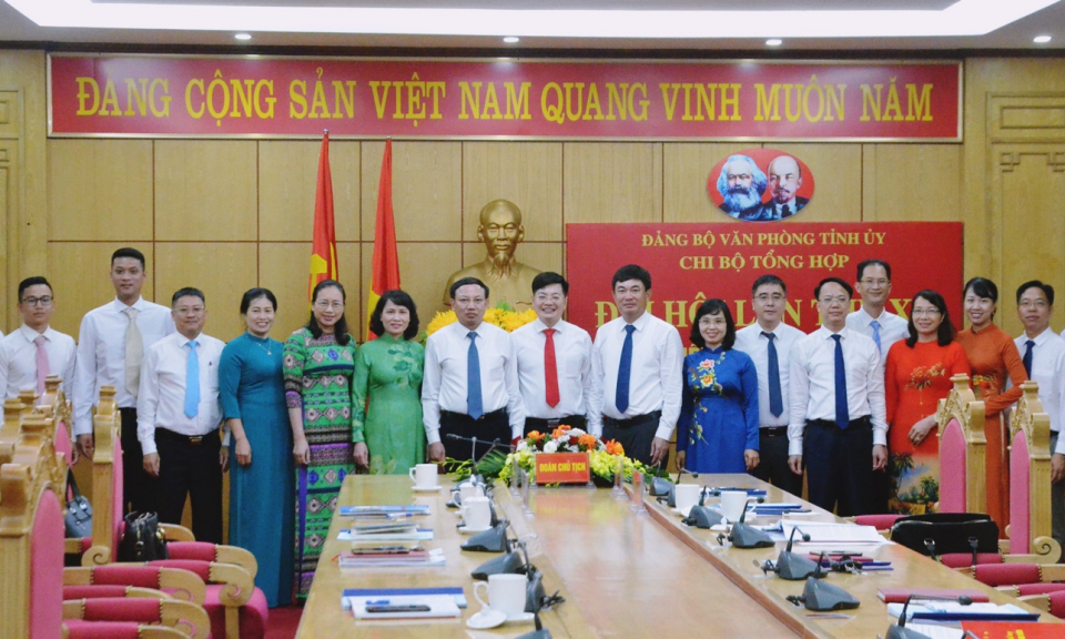 Đại hội Chi bộ Phòng Tổng hợp, Văn phòng Tỉnh ủy nhiệm kỳ 2022 – 2025