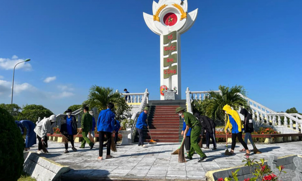 Nhiều hoạt động tri ân của tuổi trẻ Đầm Hà