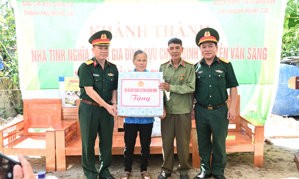 Móng Cái: Khánh thành và bàn giao nhà tình nghĩa