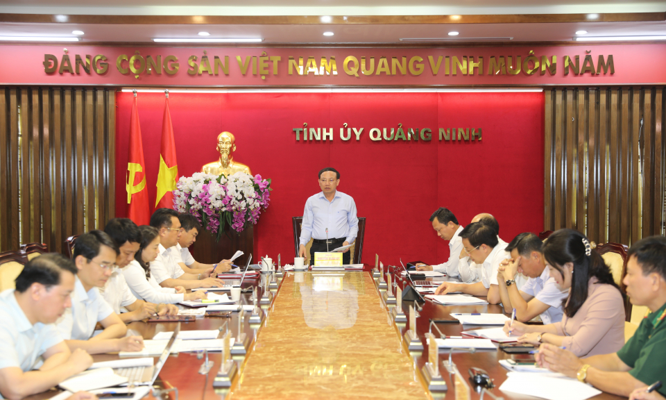 Giao ban Thường trực Tỉnh ủy 