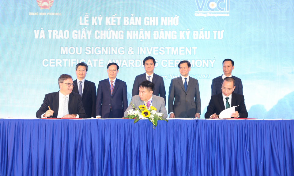 Quảng Ninh chia sẻ cam kết đồng hành với nhà đầu tư để đạt mục tiêu cả hai phía đều thành công