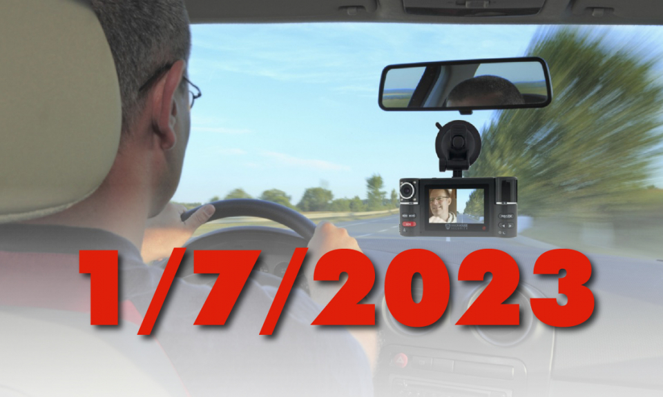 1/7/2023 - là thời điểm xe ô tô kinh doanh vận tải phải lắp camera hành trình