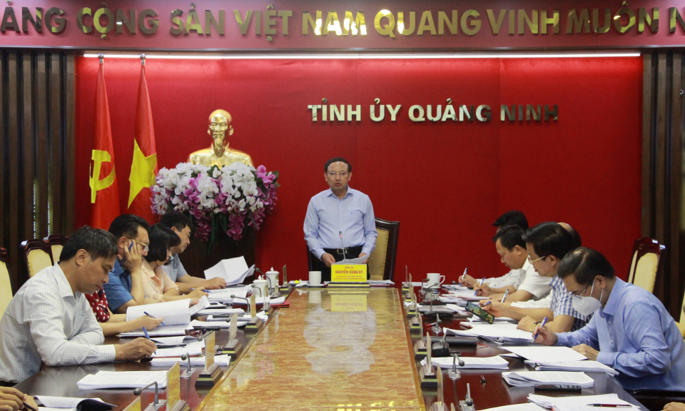 Hội nghị Ban Thường vụ Tỉnh ủy
