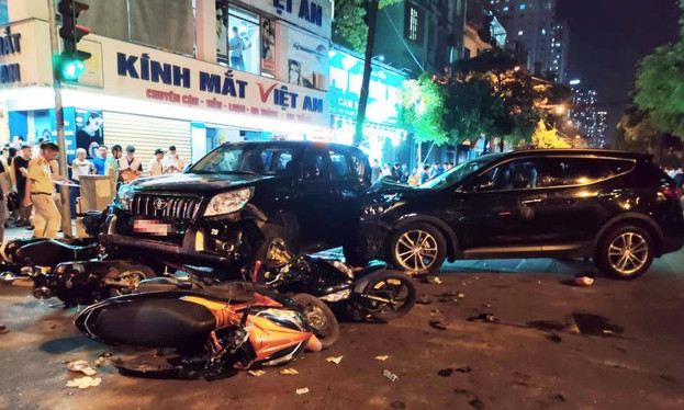 Vụ xe Santafe gây tai nạn liên hoàn được chuyển sang Cơ quan điều tra Bộ Quốc phòng