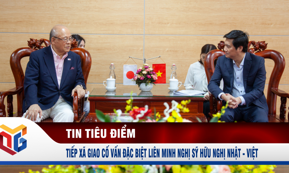 Lãnh đạo tỉnh tiếp xã giao Cố vấn đặc biệt Liên minh Nghị sỹ Hữu nghị Nhật - Việt