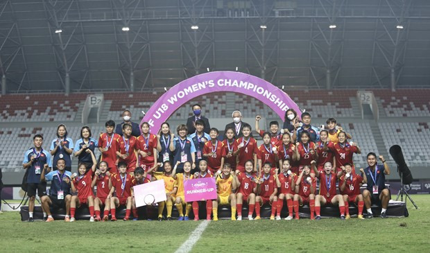 U18 nu Viet Nam gianh ngoi a quan tai giai U18 Dong Nam A 2022 hinh anh 1