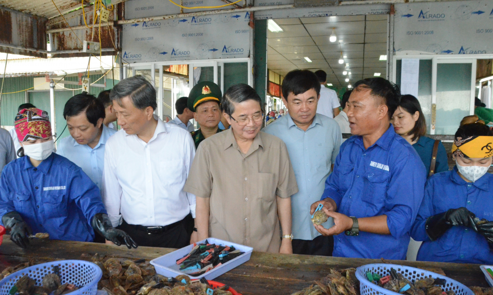 Phó Chủ tịch Quốc hội Nguyễn Đức Hải làm việc với tỉnh Quảng Ninh về phát triển kinh tế biển