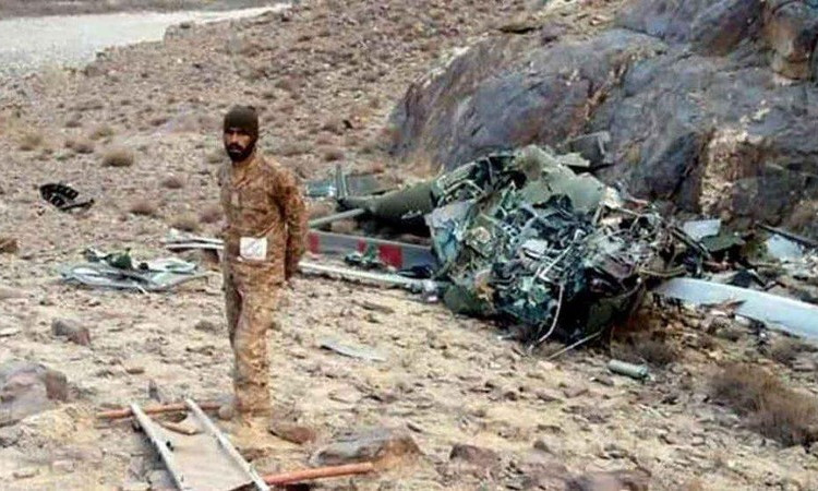Rơi trực thăng quân sự tại Pakistan, nhiều sĩ quan cấp cao thiệt mạng