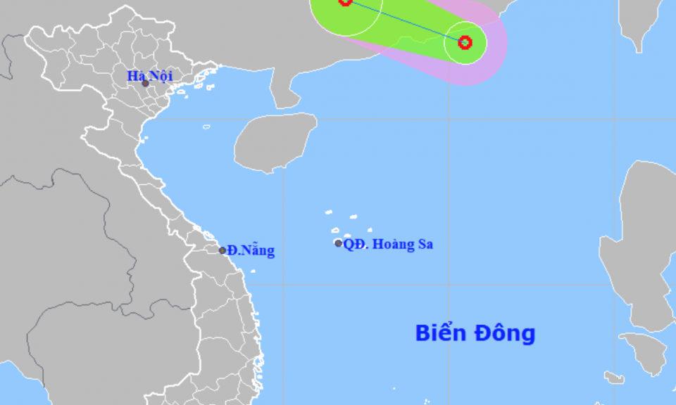 Xuất hiện áp thấp nhiệt đới trên Biển Đông, miền Bắc mưa to