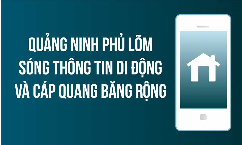 Quảng Ninh phủ lõm sóng thông tin di động và cáp quang băng rộng 