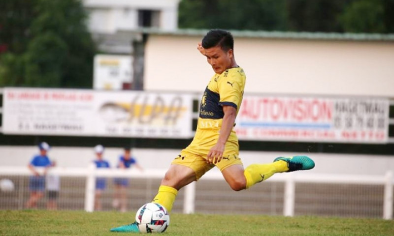 Quang Hải đá chính, Pau FC giành điểm đầu tiên tại Ligue 2