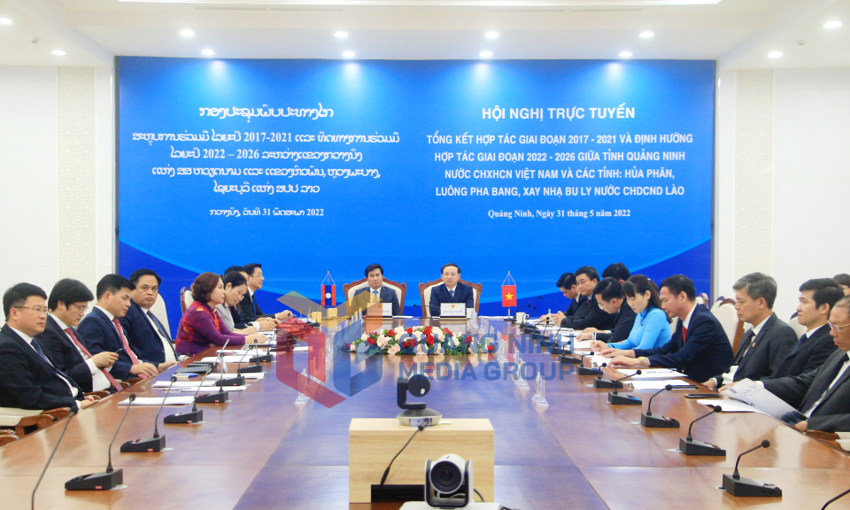Hội nghị triển khai hợp tác giữa Quảng Ninh với 3 tỉnh Bắc Lào, tháng 5-2022