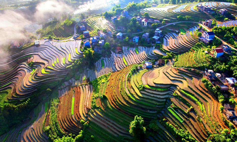 Mùa cấy ở Bình Liêu