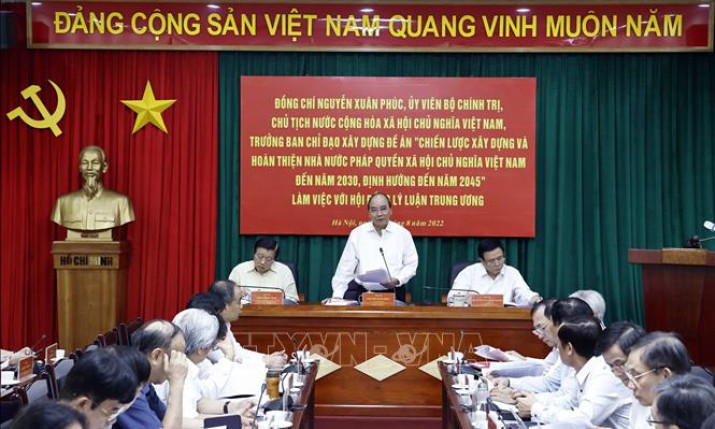 Đồng thuận, thống nhất cao trong xây dựng Đề án về Nhà nước pháp quyền