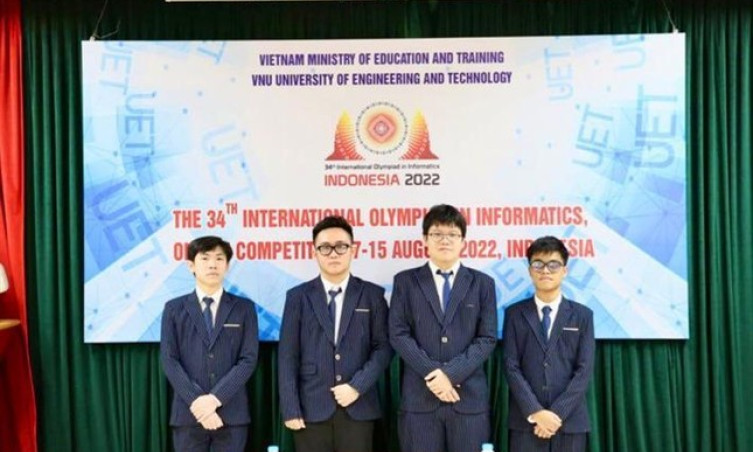Đoàn Việt Nam giành 1 HCV, 3 HCB tại Olympic Tin học quốc tế 2022