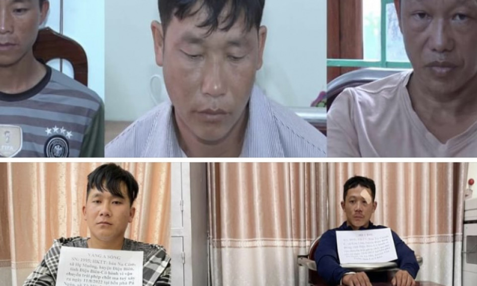 Truy bắt nhanh 5 đối tượng mua bán ma túy, thu giữ 16 bánh heroin