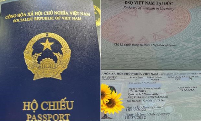 Đức nối lại việc cấp thị thực cho hộ chiếu mới của Việt Nam