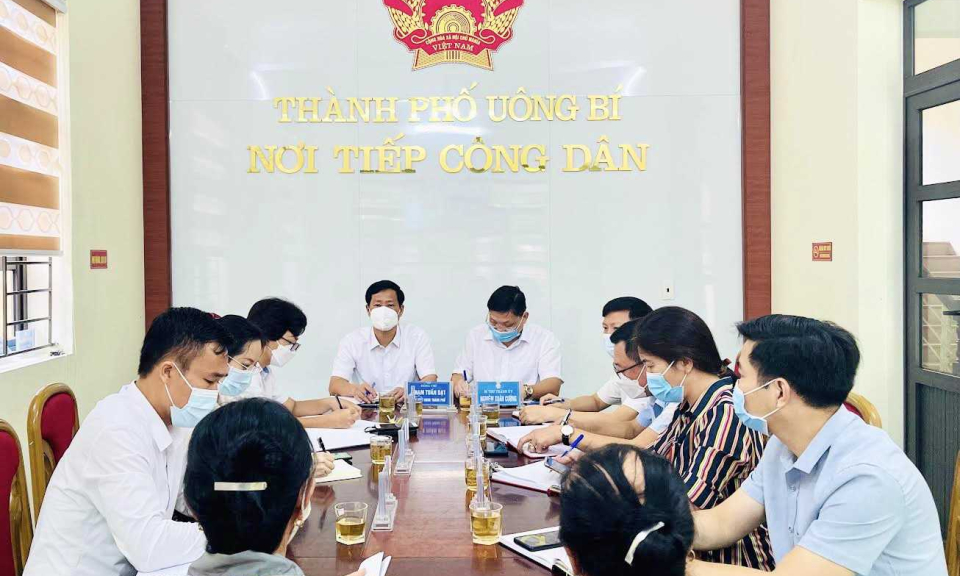Uông Bí: Thực hiện hiệu quả công tác tiếp dân, giải quyết KNTC