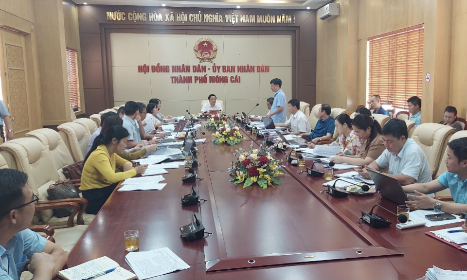 Đoàn giám sát của Tỉnh ủy làm việc tại TP Móng Cái
