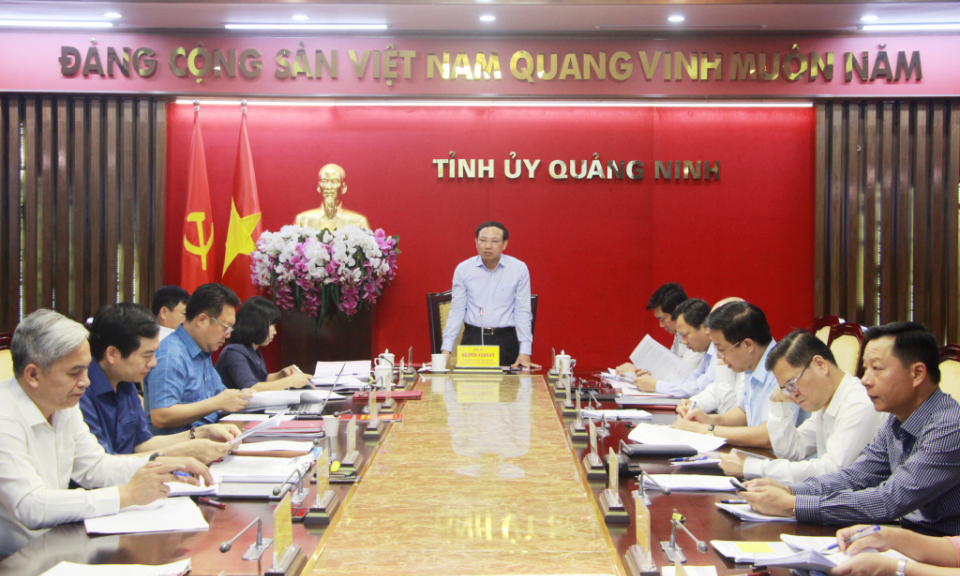 Hội nghị Ban Thường vụ Tỉnh ủy