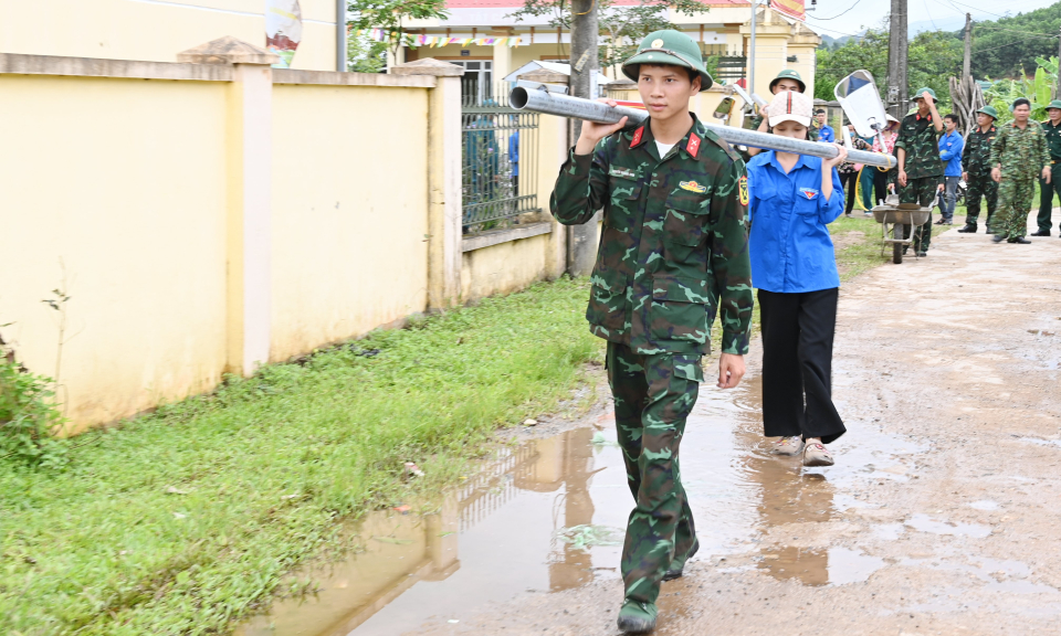 "Các anh về mái ấm nhà vui"