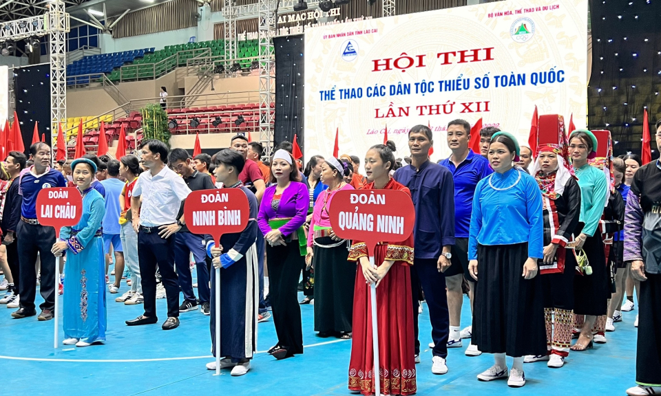 Quảng Ninh tham dự Hội thi Thể thao các dân tộc thiểu số toàn quốc lần thứ XII -2022.