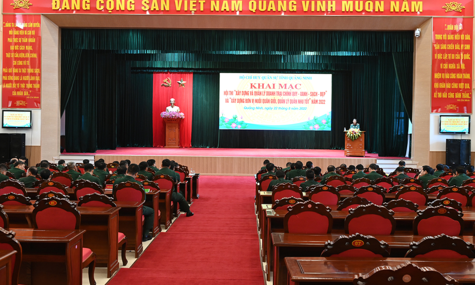 Bộ CHQS tỉnh: Khai mạc hội thi "Xây dựng và quản lý doanh trại chính quy-xanh-sạch-đẹp”