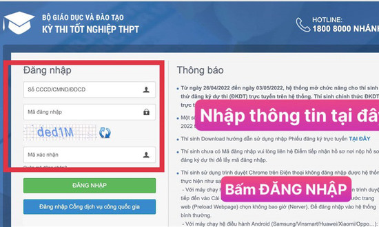 Bộ GD&ĐT: Mở lại hệ thống đăng ký xét tuyển đại học đến ngày 23/8