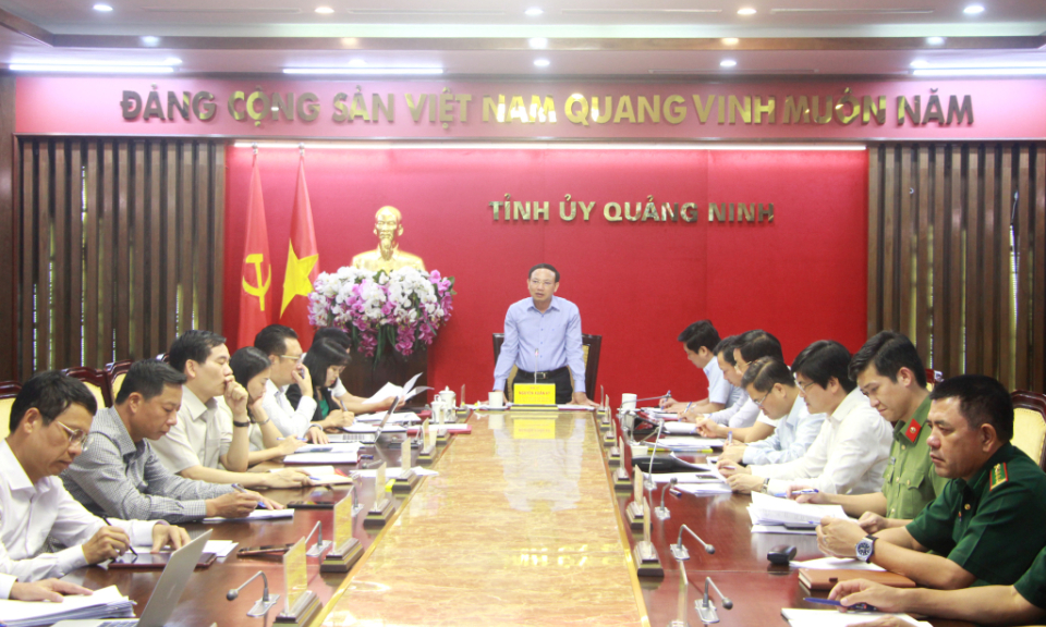 Giao ban Thường trực Tỉnh ủy