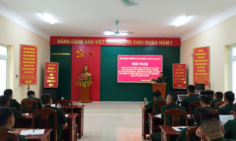 BĐBP Quảng Ninh kiểm tra việc thực hiện Chỉ thị 173 tại các đồn Biên phòng 