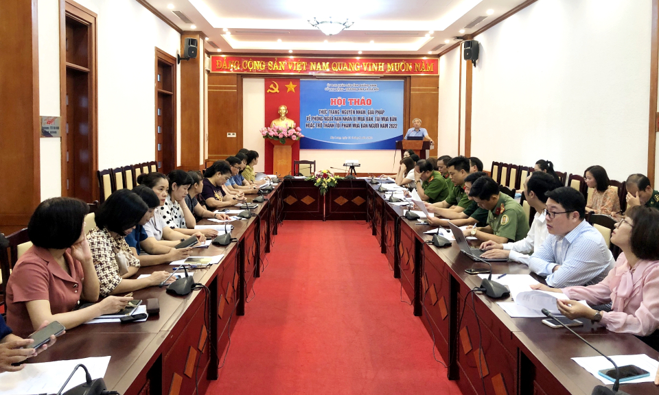 Hội thảo bàn giải pháp phòng chống mua bán người