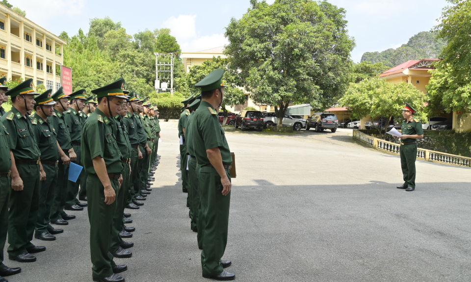 Bộ Tổng Tham mưu kiểm tra chấp hành điều lệnh năm 2022 tại BĐBP tỉnh Quảng Ninh
