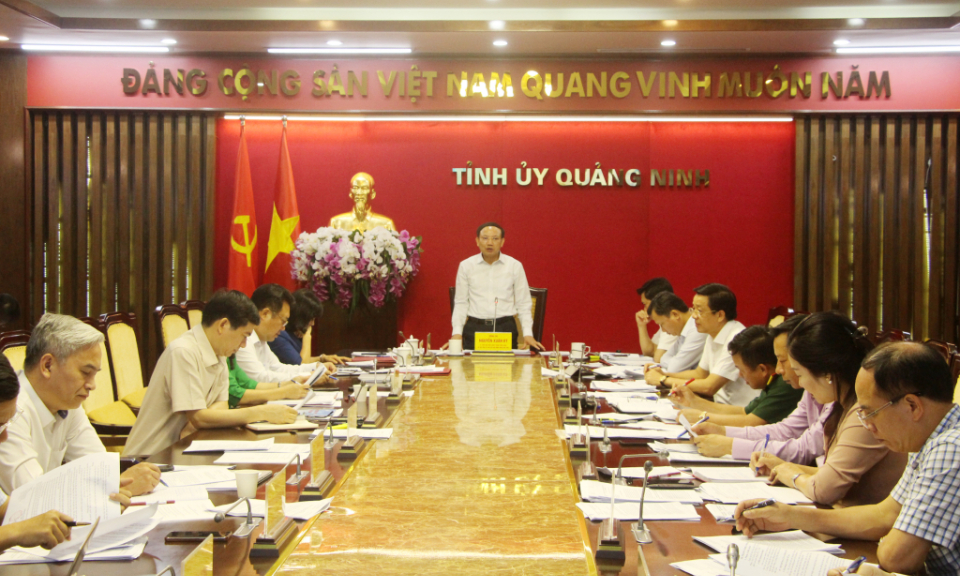 Hội nghị Ban Thường vụ Tỉnh ủy