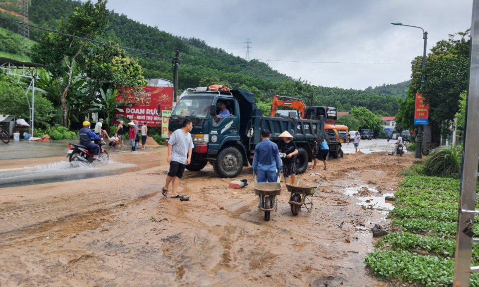 Tích cực khắc phục thiệt hại do bão số 3 (Maon) gây ra