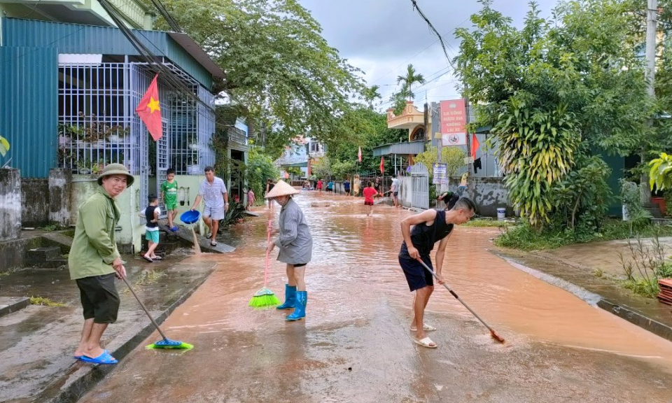 Lũ trên sông Tiên Yên bắt đầu rút: Không có thiệt hại về người do nước lũ