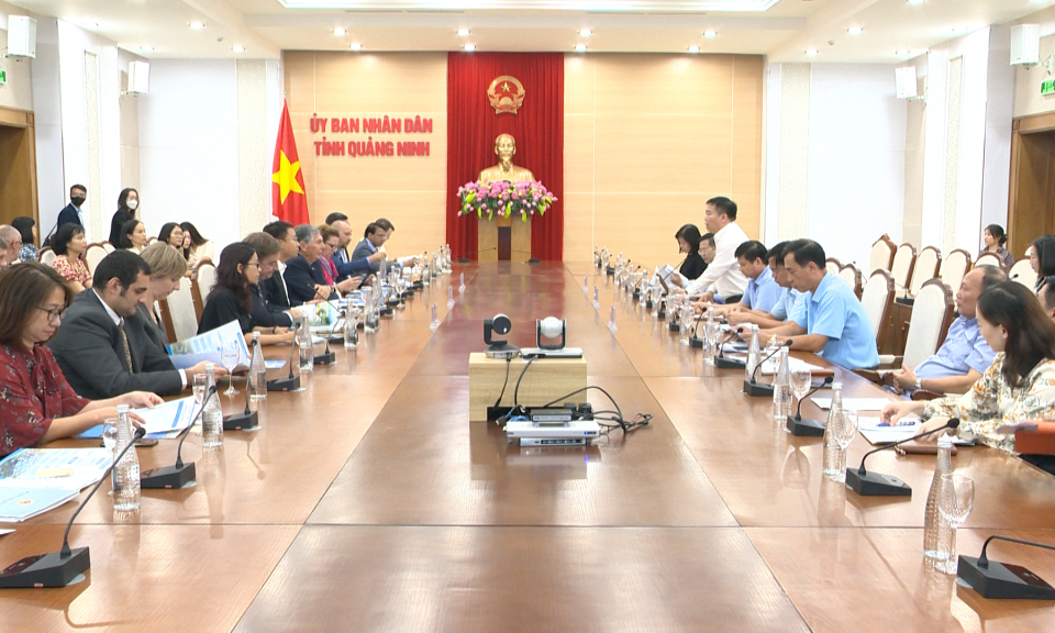 Hiệp hội Doanh nghiệp châu Âu tại Việt Nam tìm hiểu cơ hội đầu tư tại Quảng Ninh