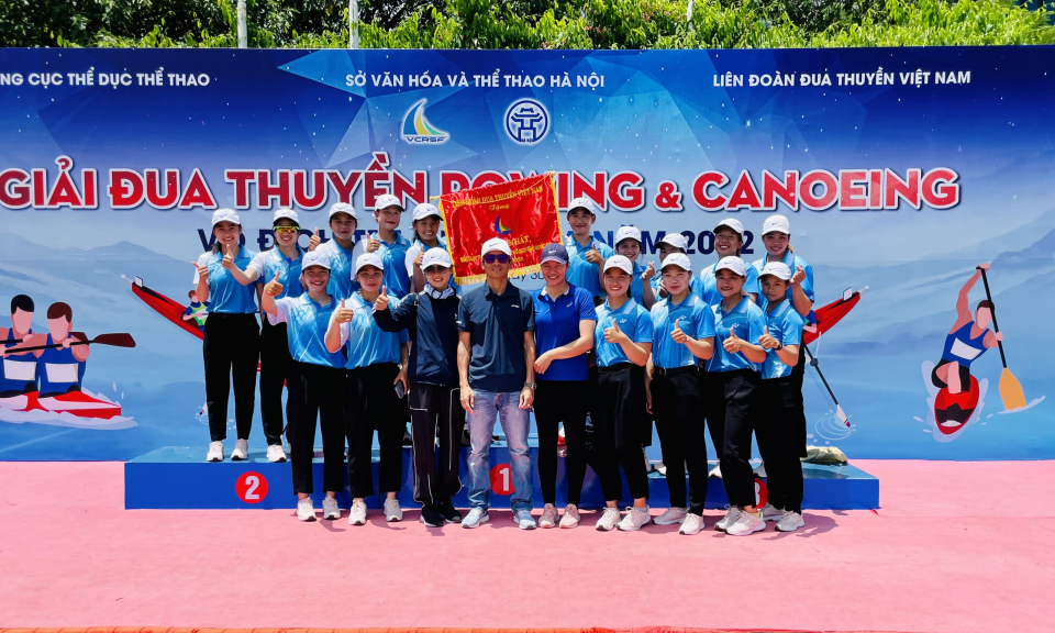 Quảng Ninh giành 15 HCV tại Giải đua thuyền Rowing và Canoeing Vô địch trẻ quốc gia 2022