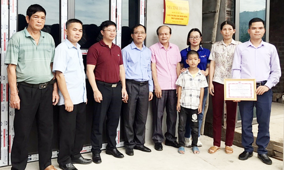 Khánh thành nhà tình thương tại huyện Bình Liêu