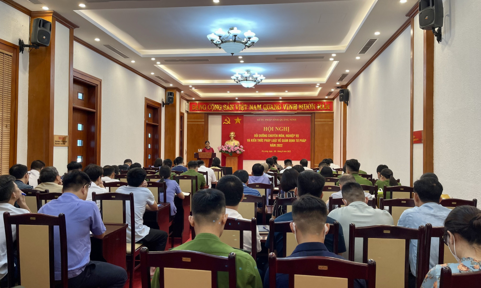 Tập huấn nghiệp vụ về giám định tư pháp 