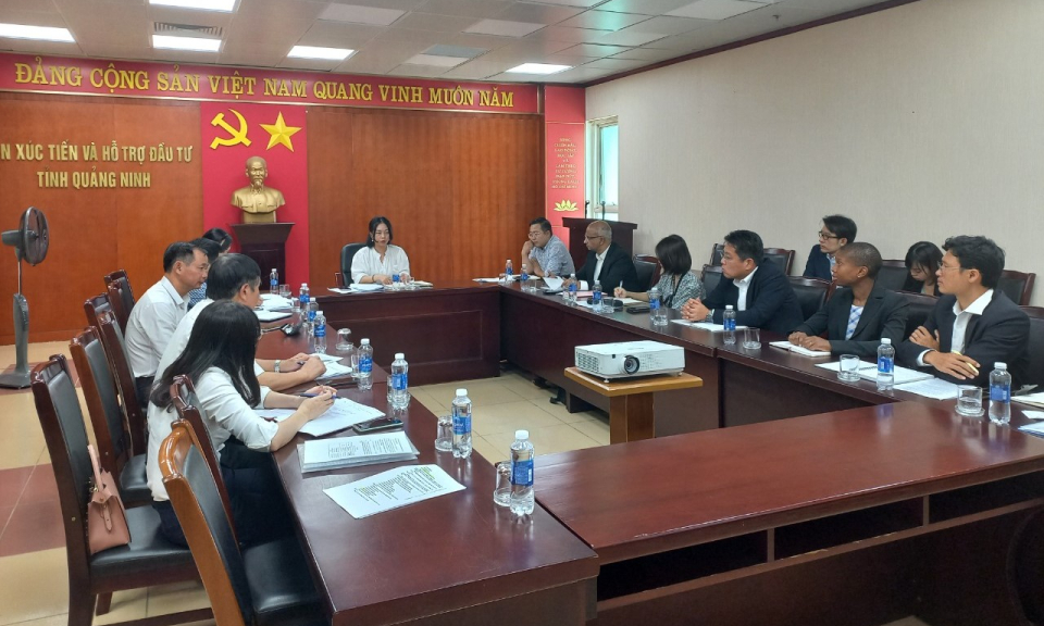 Ban Xúc tiến và Hỗ trợ đầu tư Quảng Ninh làm việc với Tập đoàn Autoliv