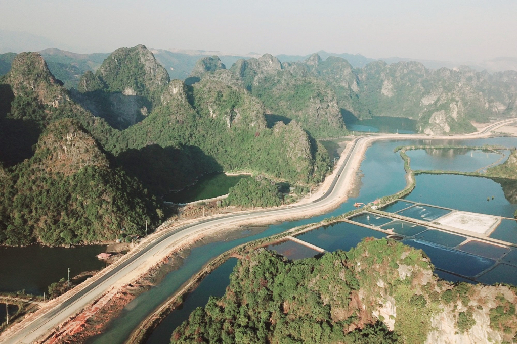 Đường bao biển Hạ Long - Cẩm Phả tạo động lực phát triển du lịch TP Cẩm Phả.