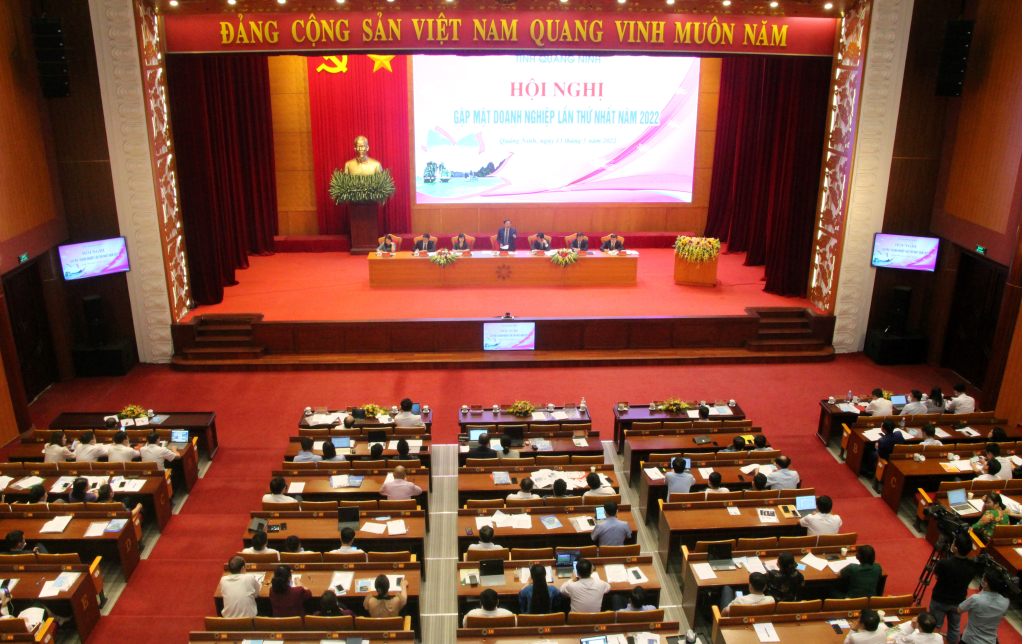 Tỉnh Quảng Ninh tổ chức hội nghị tháo gỡ khó khăn cho doanh nghiệp, tháng 5/2022.