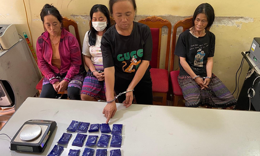 Tóm gọn 6 “nữ quái” buôn bán vận chuyển ma tuý