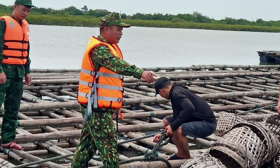 Đồn BP Bắc Sơn: Hiệp đồng chặt chẽ trong ứng phó với thiên tai