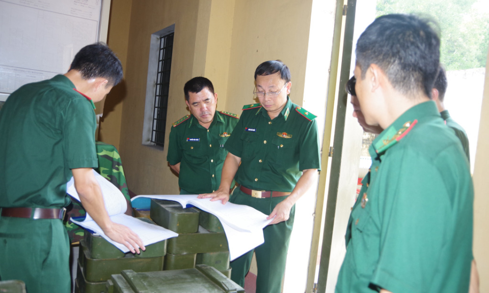 Bộ Tư lệnh BĐBP kiểm tra việc thực hiện Chỉ thị 173 tại BĐBP Quảng Ninh
