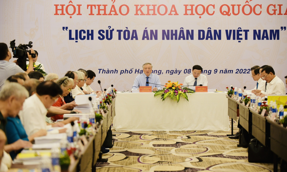 Hội thảo khoa học quốc gia “Lịch sử tòa án nhân dân Việt Nam”